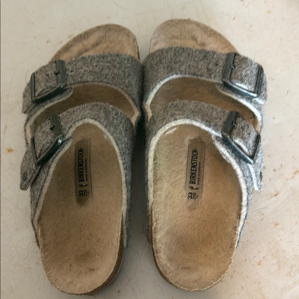 Birkenstock Kids Gray Sandals